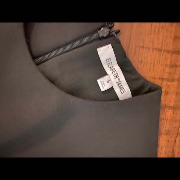 elizabeth james black dress Elizabeth and James Black Off-Shoulder Dress- XS – The Exchange Project main image 1